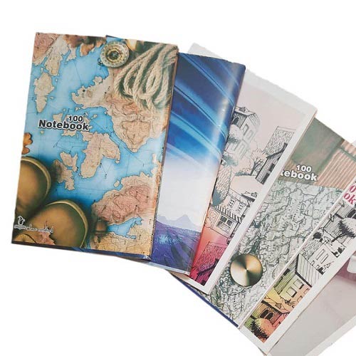 دفتر ۱۰۰ برگ خطی منگنه ای دولتی