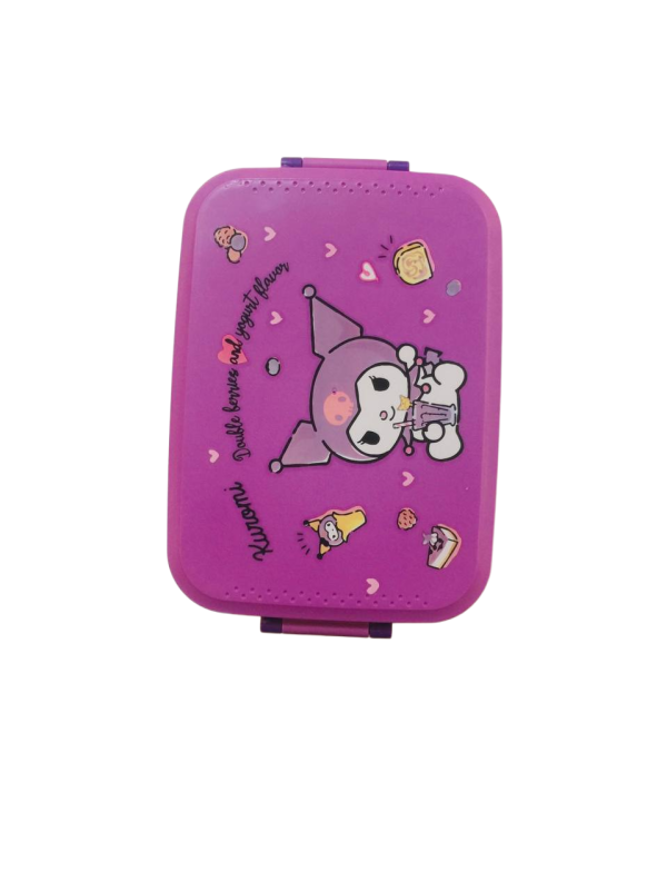 ظرف غذا کرومی داخل استیل بنفش